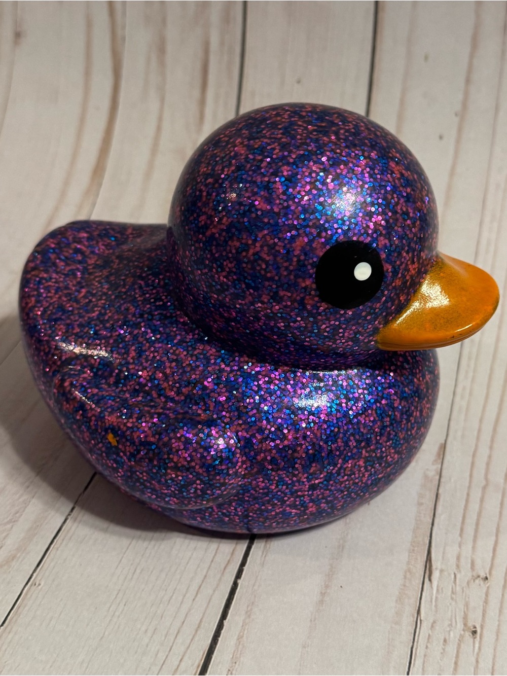Jumbo glitter rubber duck